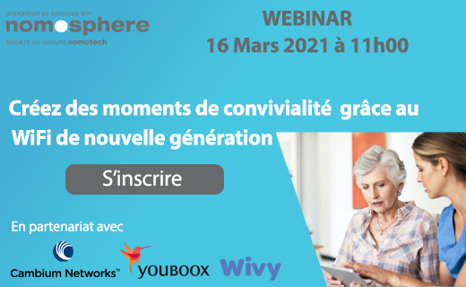 Nouvelle date pour le Webinar sur les Réseaux #WiFi de nouvelle génération et les applications dédiées pour des moments de convivialité avec <a href="/CambiumNetworks/">Cambium Networks</a>, <a href="/youboox/">ゆうぶう</a> &amp; <a href="/Wivy/">ViviKapocsi.:)</a> Rendez-vous le Mardi 16 Mars à 11h
Inscrivez-vous : register.gotowebinar.com/register/54548…