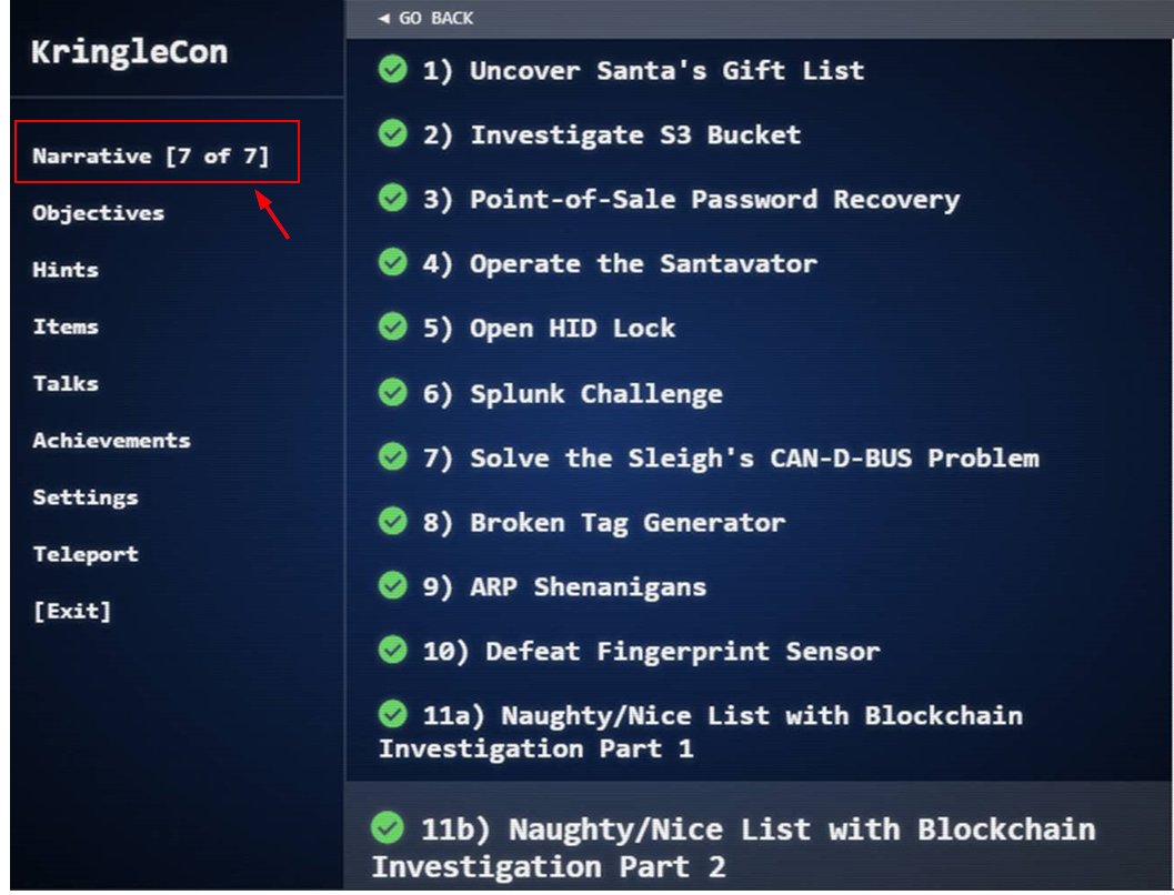 Elated to have completed the Kringlecon 3 Holiday Hack Challenge 2020.
It was fun and at the same time really mind-numbing and challenging competition.
Thank you <a href="/edskoudis/">edskoudis</a>  <a href="/chriselgee/">Chris Elgee</a> <a href="/CounterHackSec/">Counter Hack</a>  <a href="/SANSInstitute/">SANS Institute</a> <a href="/KringleCon/">KringleCon</a> for this wonderful experience! #holidayhack