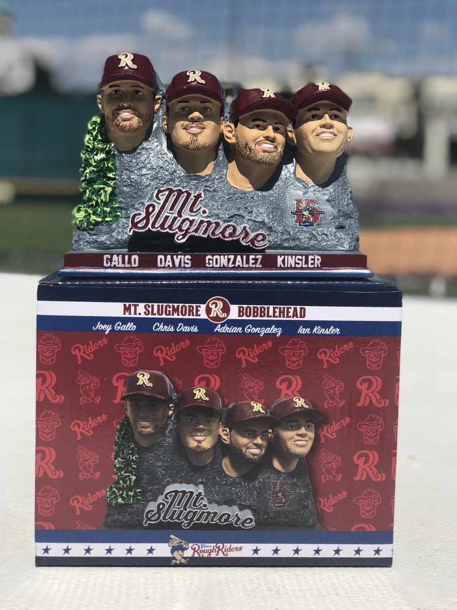 RidersBaseball's tweet image. We're celebrating #NationalBobbleheadDay with a GIVEAWAY!

RT this tweet for a chance to win this Mt. Slugmore bobblehead. 

*Must be following to win. Winner will be announced on 1/8.