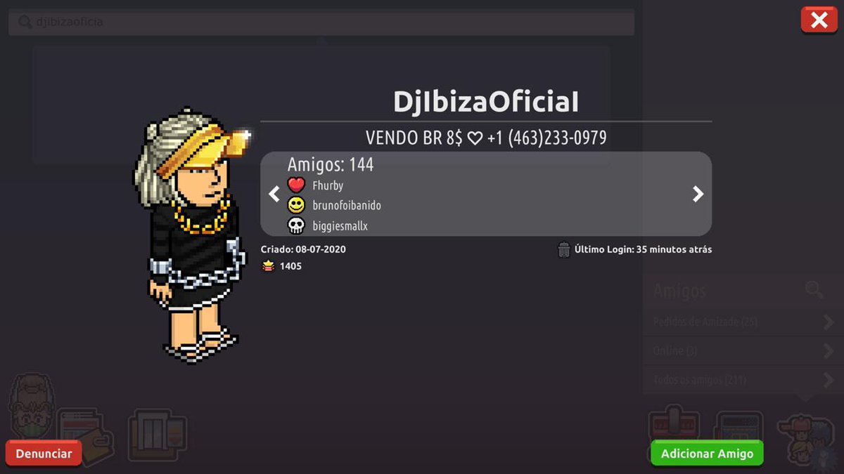 Olá <a href="/HabboPTBR/">Habbo PT/BR</a>, está conta vem se passando por mim, aplicando golpes, causando brigas e transtornos, inclusive "vendendo moedas" como o print a baixo comprava. 
Poderiam me ajudar pfv 😔?