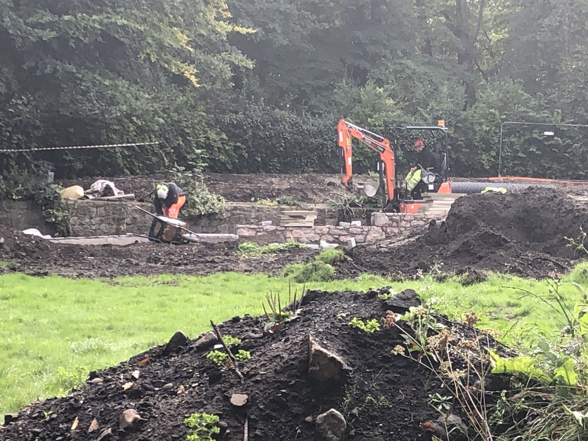 bh_officer's tweet photo. What a difference a few months can make! The new performance area on the inner bailey.
#NationalLotteryHeritageFund #CadwynClwyd #LEADERfunding #TAISfunding #landfilldisposaltaxcommunityscheme https://t.co/QkVZ3lBNJv