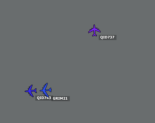 TheSnoopySnoop's tweet photo. Back on-screen again.

Current location of GRIM &amp; QID flights.
QID starting to break-away now.

#buff #potn #GRIM21 #GRIM22 #grimflight #b52 https://t.co/9hrgCG5lvp