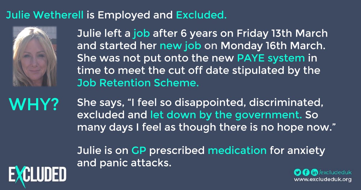 CrackinToastMed's tweet photo. @JohnDCaudwell @ExcludedUK @sona_joshi_ @thatginamiller @MartinSLewis Thank you so, so much for your support of the #3million #excludeduk tax payers.
Here are #20reasons why 3 million are #ExcludedUK by @rishisunak and @BorisJohnson
4/5 https://t.co/xtURHY1mIf