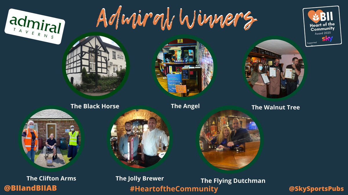 Huge #congratulations to all our fantastic licensees who have been awarded the <a href="/BIIandBIIAB/">The BII</a> Heart of the Community award in recognition of the excellent work in supporting their #communities. Yet another reason why we deserve a #seatatthetable #PubsMatter 
admiraltaverns.co.uk/newsarticles/b…