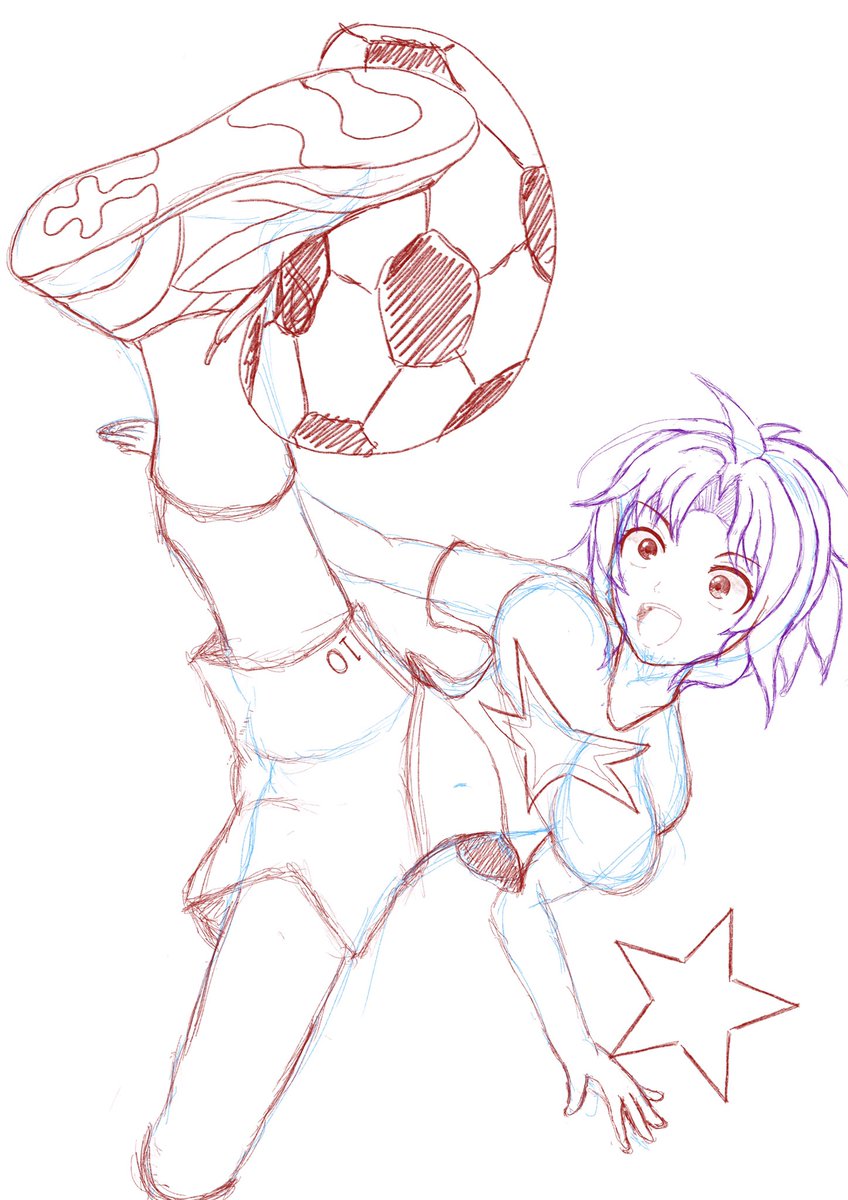 茶葉 低燃費 今日の進捗 嬉しさのあまりノリと勢いとパスタを茹でる感覚でありさ描いてた 今気づいたんだけど ふうかにも似たようなポーズありました ジャンピングボレーなのかオーバーヘッドなのか もしかすると左手をついてカポエイラ的な