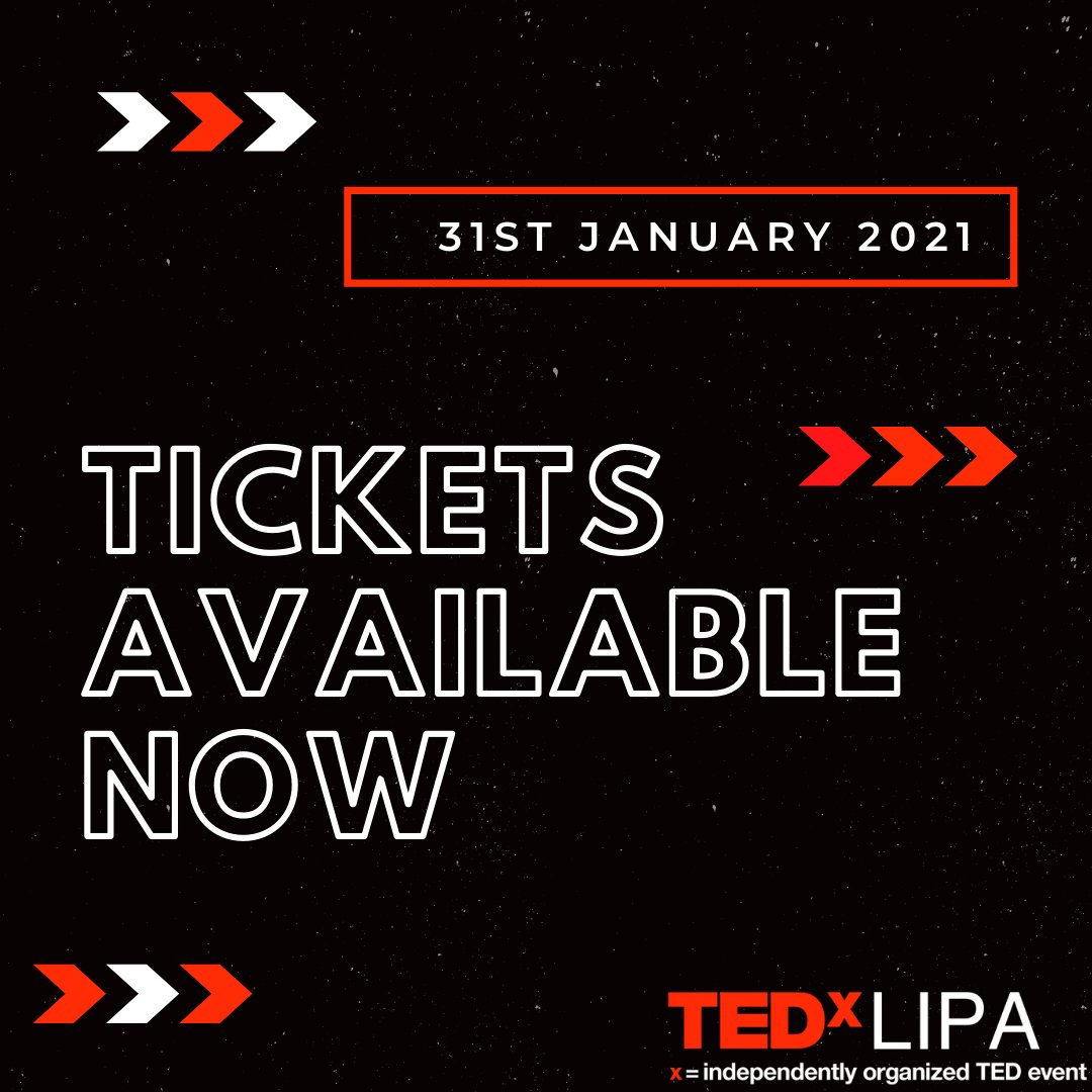 Tickets for TEDxLIPA are available now!!!

Tickets are free, just head to the tickets page on our website. 

🎟️ tedxlipa.com