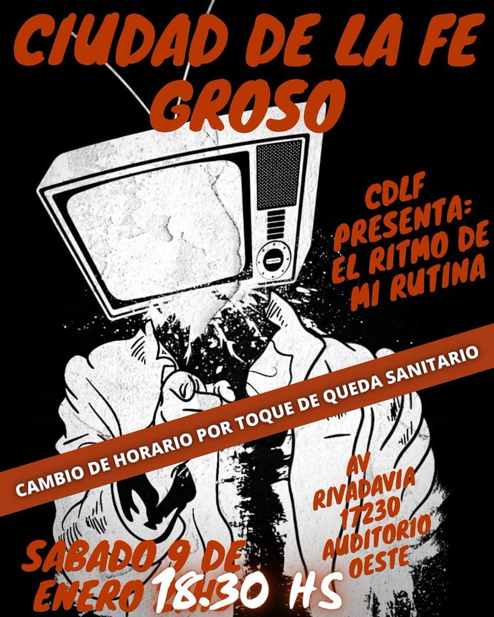 🔥➡️Apertura 18:30hs⬅️✊ 
😷Los esperamos de la manera mas responsable posible bajo habilitaciones y protocolos oficiales para seguir cuidándonos entre todos y que la industria de la música tan castigada en esta pandemia pueda seguir trabajando.⚠️ #VolverAReir #CDLF