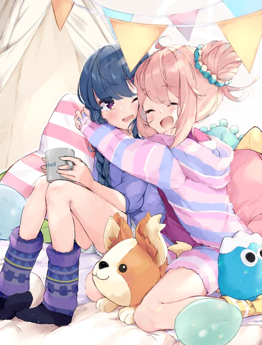 過去のゆるキャン絵のまとめ!!
A summary of past Yuru Camp drawings!!! 
comfy camp <3

1.) nade + rin 