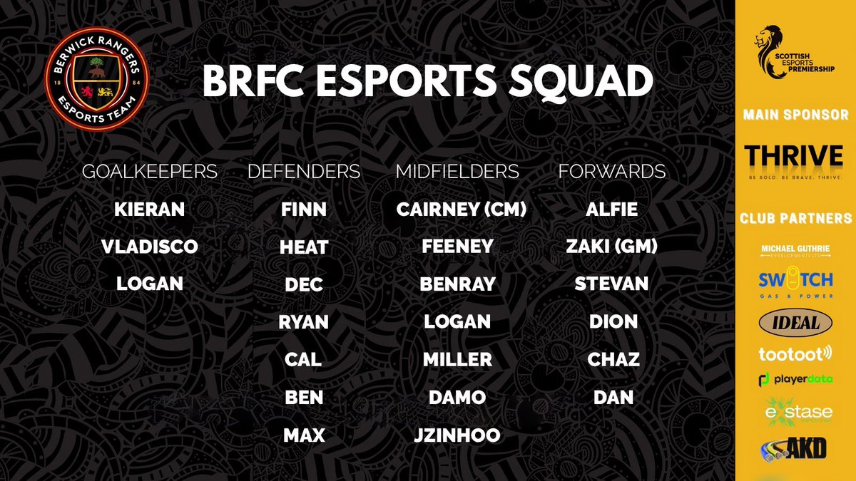 📃| Here is the 23-Man squad we will be taking into our season opener tomorrow evening as we mark our return to the <a href="/VPGScotlandPrem/">Elon Musk’s #1 hater</a>!

#BRFC