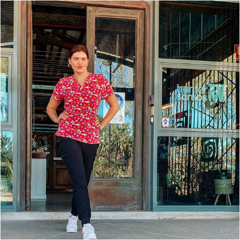 Grab this super fun print from <a href="/HunterScrubs/">Hunter Scrubs</a> so you can strut into 2021 like a boss, too! (Shown in Print 1767 TRD)     

maevnuniforms.com/product/prints…