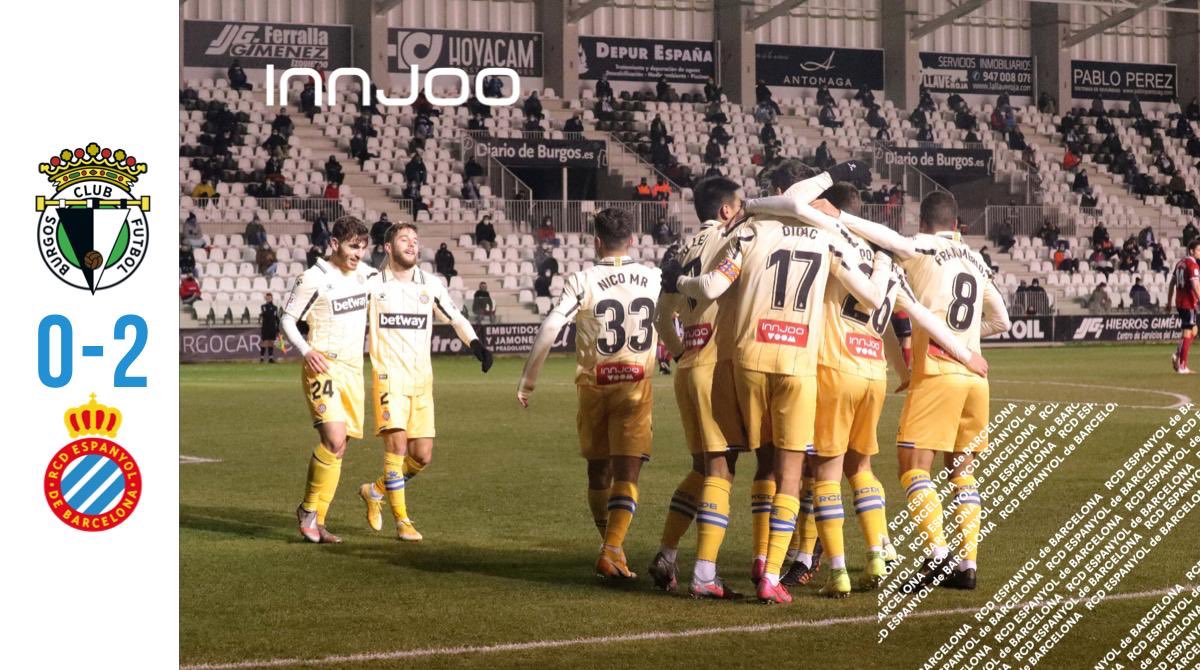 Deux buts (Wu Lei et Max Svensson) contre Burgos assurent notre passage au tour suivant de la Copa del Rey !

#RCDE🔵⚽️