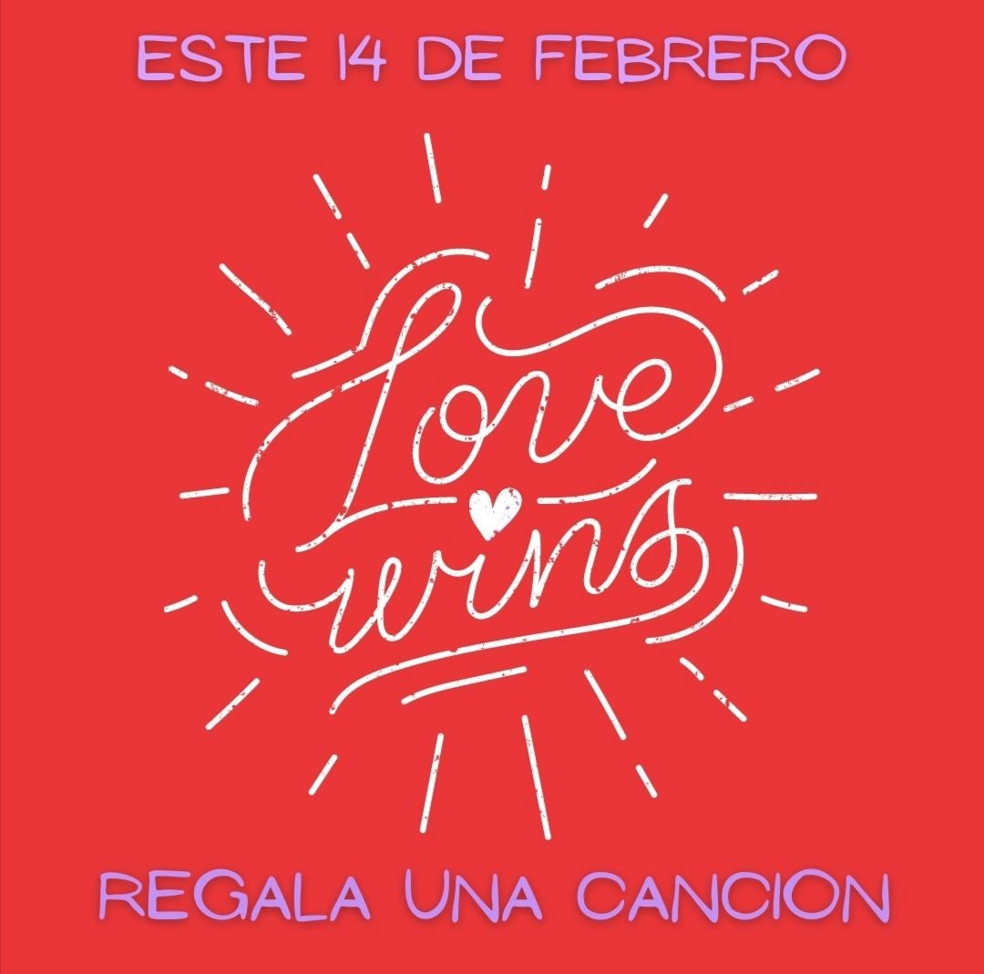 Quieres impactar el corazón de "esa persona"? Regálale una canción! (Video-Canción) Un recuerdo para toda la vida. 
14 de Febrero, Día en q celebramos el Amor y la Amistad, toca el corazón de las personas q más quieres, así estén lejos o cerca te sentirán a su lado.
Info DM
