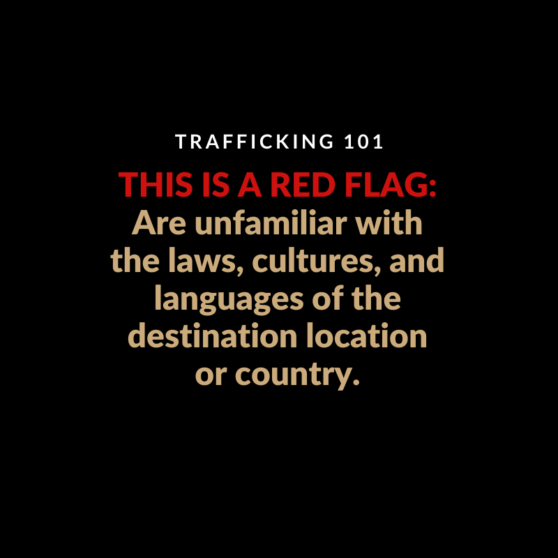 Get to know the signs of human trafficking. ⁠