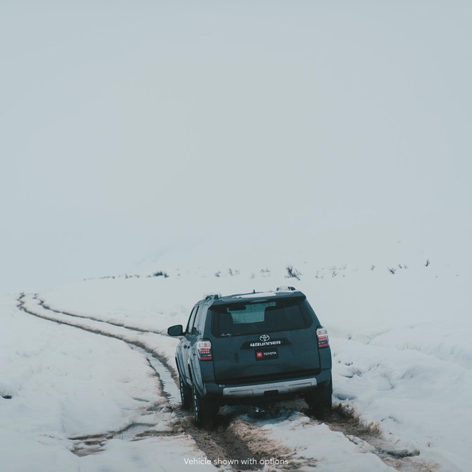 HallToyotaVB's tweet photo. Real life snow globe. #4Runner #TRD Off-Road https://t.co/GFRzNusTTh