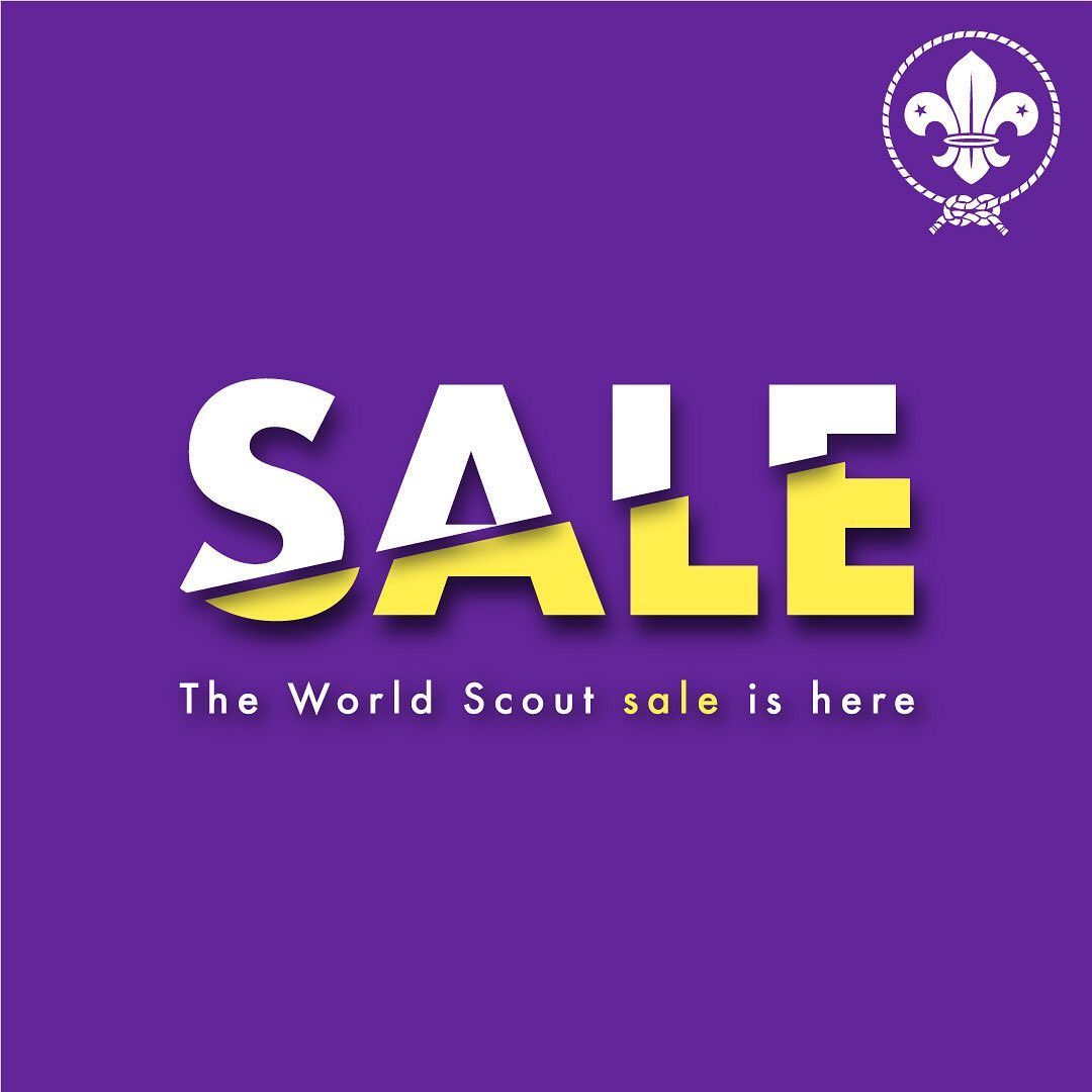 The sale is here!
Shop now and support World Scouts: bit.ly/2rr21N5