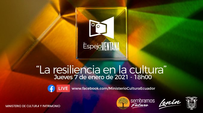 Creatividad_Ec's tweet photo. 🗞️ #BuenasNoticias | Sé parte de #ElEspejoYLaVentana, espacio de diálogo sobre cultura y patrimonio entre los protagonistas del sector. Contarmeos con la presencia de @jdflores85, Director Ejecutivo #IFCI

⏰Jueves 7 de enero, 18:00

Más información en 👉https://t.co/JFnysw12ep https://t.co/CwKGpCUd2V