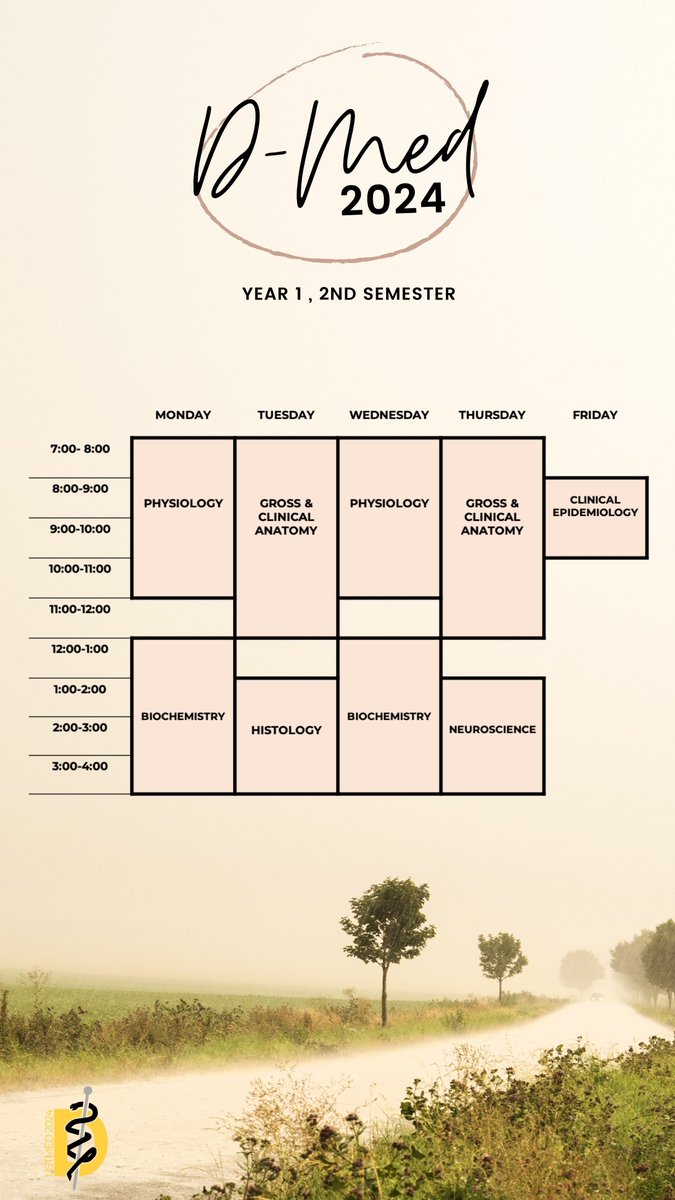 USTDMED2024's tweet photo. ramdam niyo na ba?

YEAR 1, 2ND SEMESTER SCHED https://t.co/C9o9ryglJu