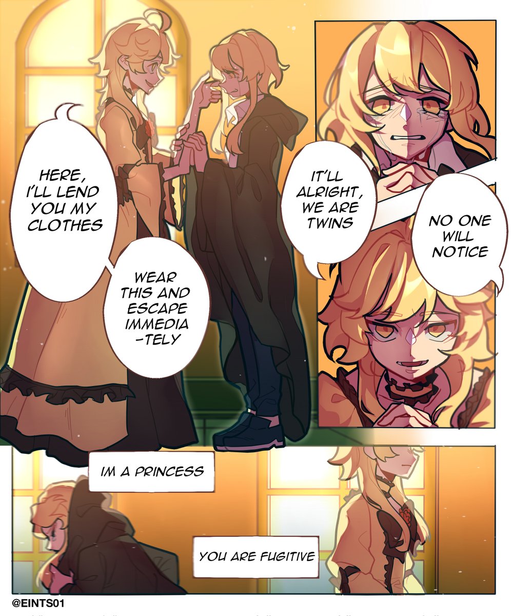 Eints01's tweet photo. Servant of Evil/ Evillous chronicles Traveler AU when Aether join with Lumine As servant of princess of Abyys.

Nope, this just cosplay evillous Chronicle theater, dont take it serious dude.

#原神  #GenshinImpact #genshinimpactfanart #VOCALOID #鏡音リン #鏡音レン #鏡音リン・レン https://t.co/TSF9dIvaUb