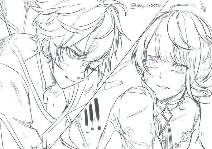 Chongyun x Xingqiu #GenshinImpact #原神 #行秋 #Chongyun #Xingqiu #重雲 #fanart https://t.co/E3e33H55N4 