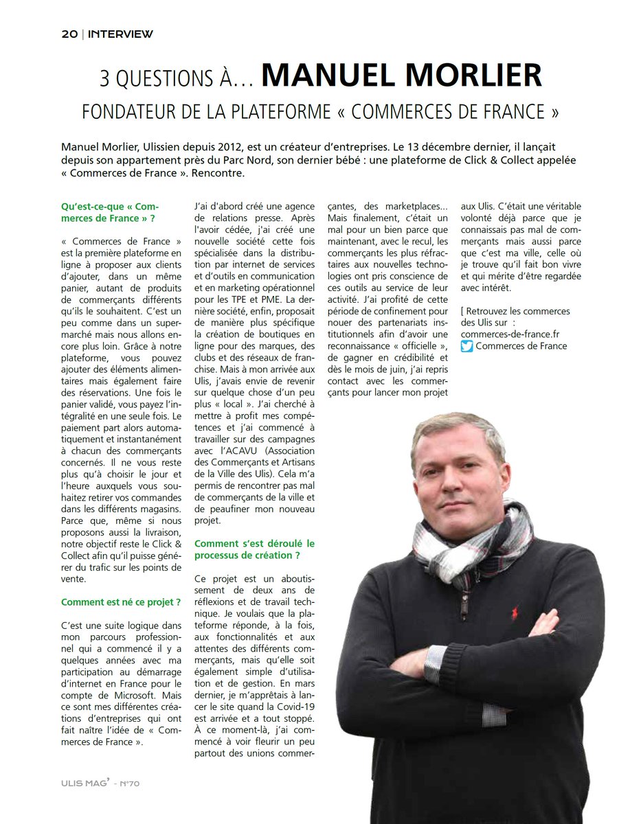 commercesdefr's tweet image. Lancement sur la ville des Ulis (91) : Commerces de France déploie ses premières e-boutiques !
#lesulis #marketplace #commerce #ecommerce 
commerces-de-france.fr/espace-presse/