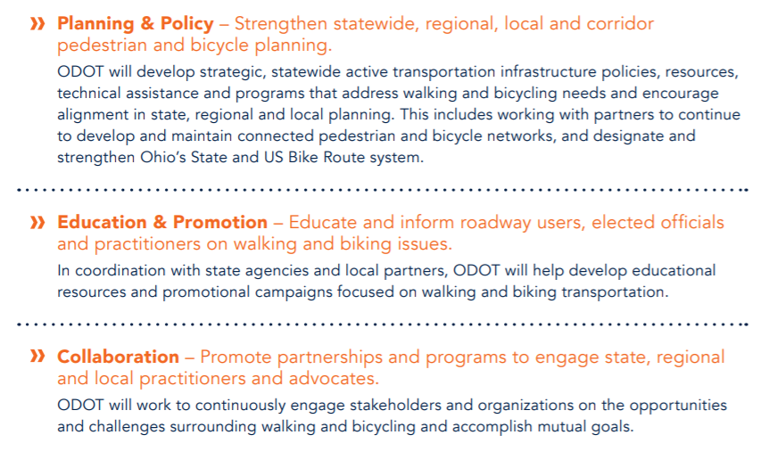  #AO45 makes a strong commitment towards active transportation, including strengthening statewide, regional, local and corridor pedestrian and bicycle planning, and educating the public at large on walking and biking issues.  #GOPCThread