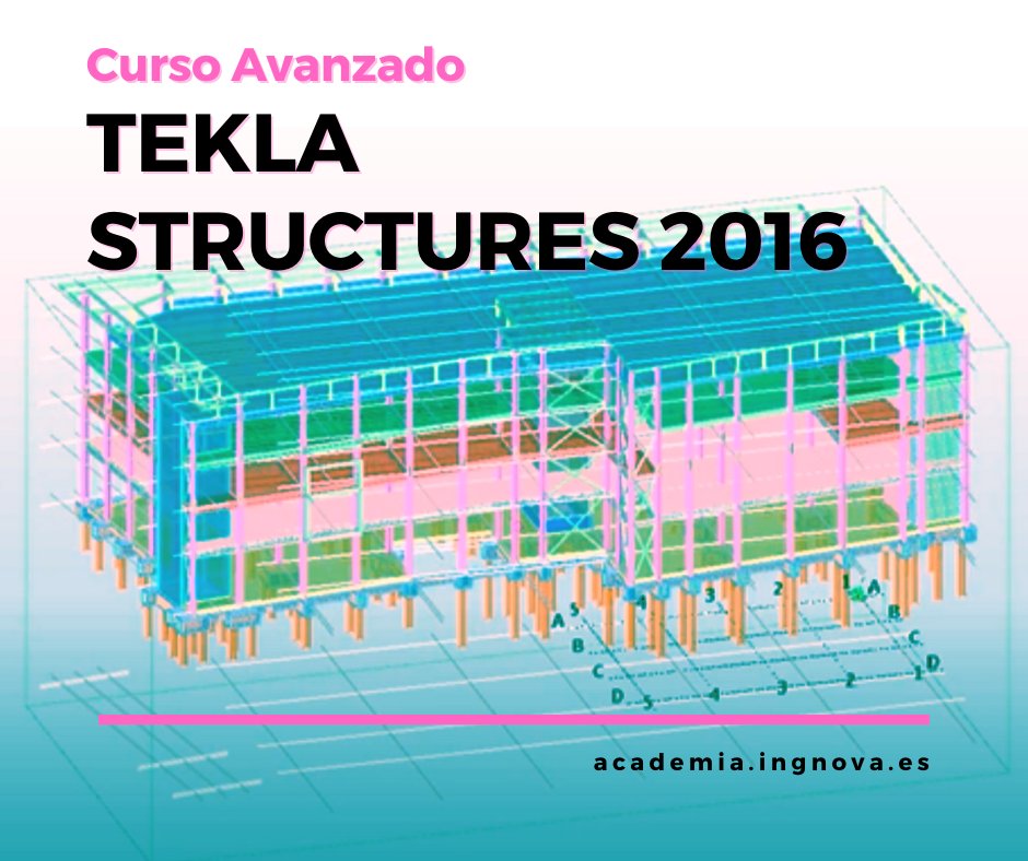 AcademiaIngnova's tweet photo. El curso avanzado de #TeklaStructures2016 proporciona los conocimientos para el #diseñodecualquierestructura a nivel profesional. Programa con metodología BIM de diseño y fabricación asistida por computadora en 3D para el diseño, detallado, despiece, fabricación y montaje. https://t.co/us3hn0HEbC