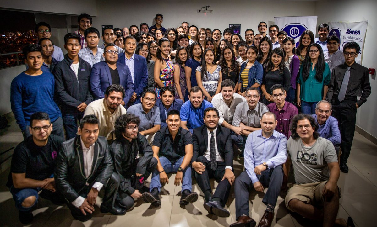 We are happy to announce that Mensa Peru has achieved Provisional Mensa status! Congratulations! #mensasociety