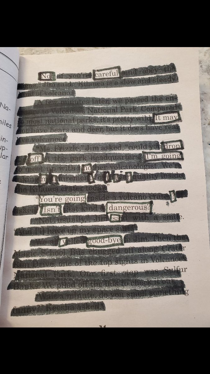 MrSteveKemp's tweet photo. Things left unsaid. Grade 6/7s working hard at their Redaction Poetry. #transformation  @coustaff https://t.co/BSFzsyR8y7