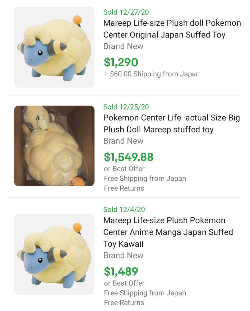 Louise A Reminder That There Is A Life Size Mareep Plush