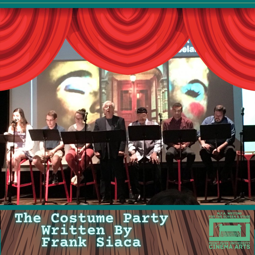 ScreenStagePPU's tweet photo. Time for a throwback! Check out this script reading of The Costume Party, written by class of 2018’s Frank Siaca, in the screening room.
#Throwbackthursday #tablereading #2018 #screenwriter #mfa #scriptreading #pointpark #pittsburgh #ppu #writer https://t.co/s2b59eC4DC