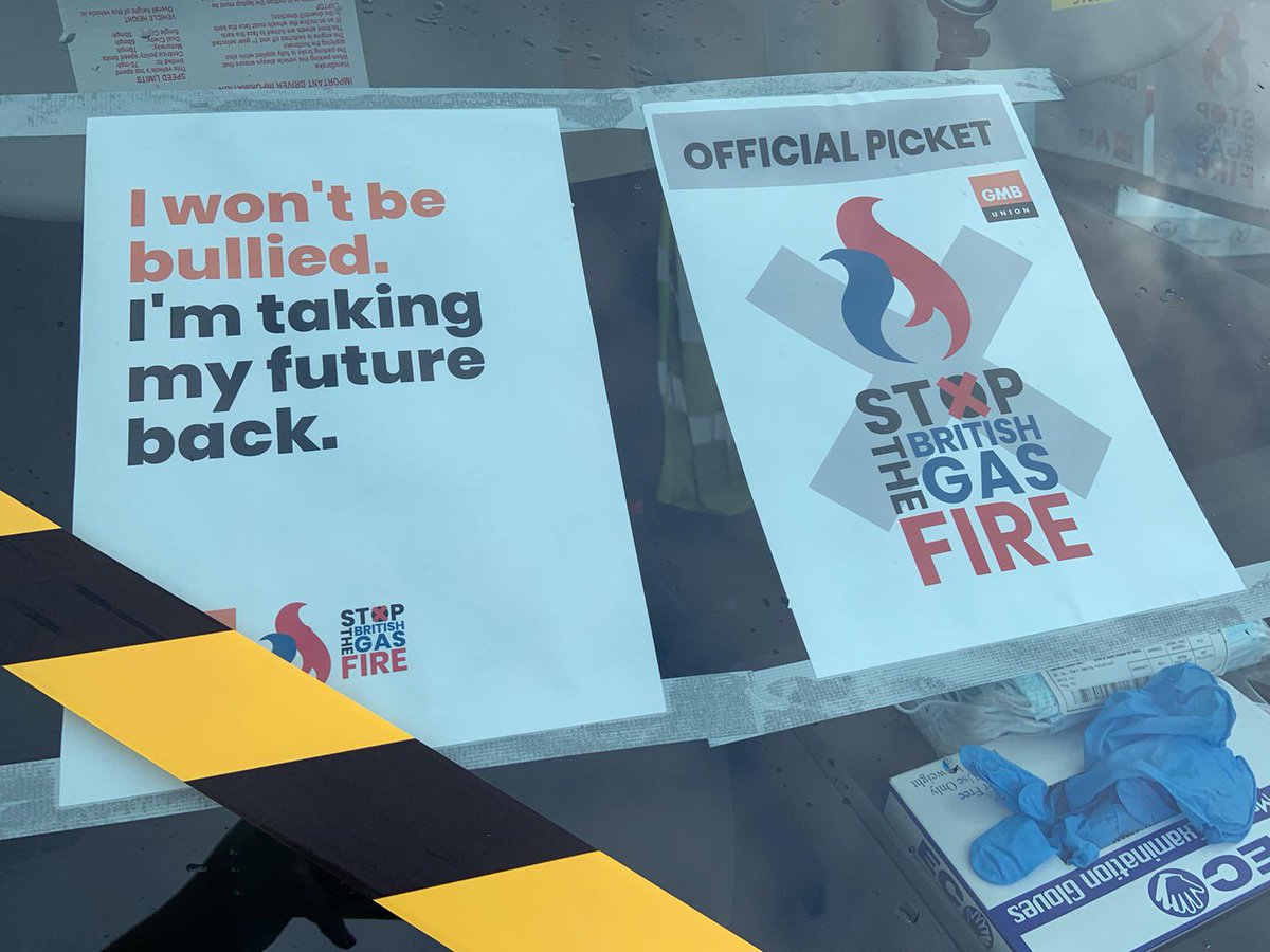 SSB787's tweet image. Thousands of GMB members at British Gas across the country are on strike today.
 
They're taking a stand against the threats from their employer.
 
Show your support for these brave workers.
 
#StopTheBritishGasFire