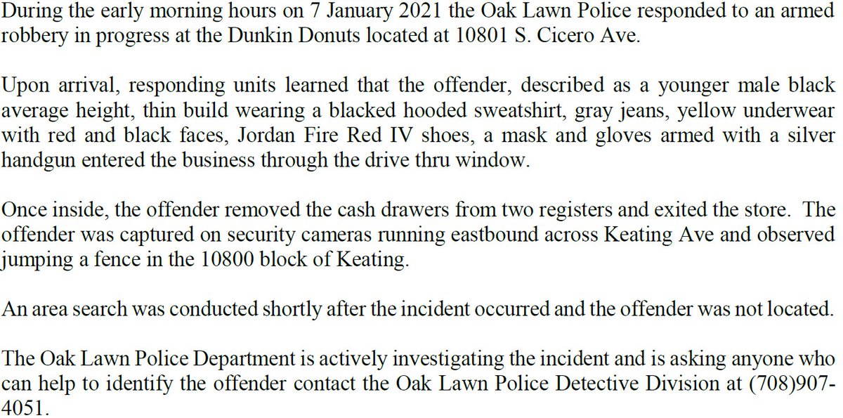 OakLawnPD's tweet photo. https://t.co/D9HJMk1EnN
