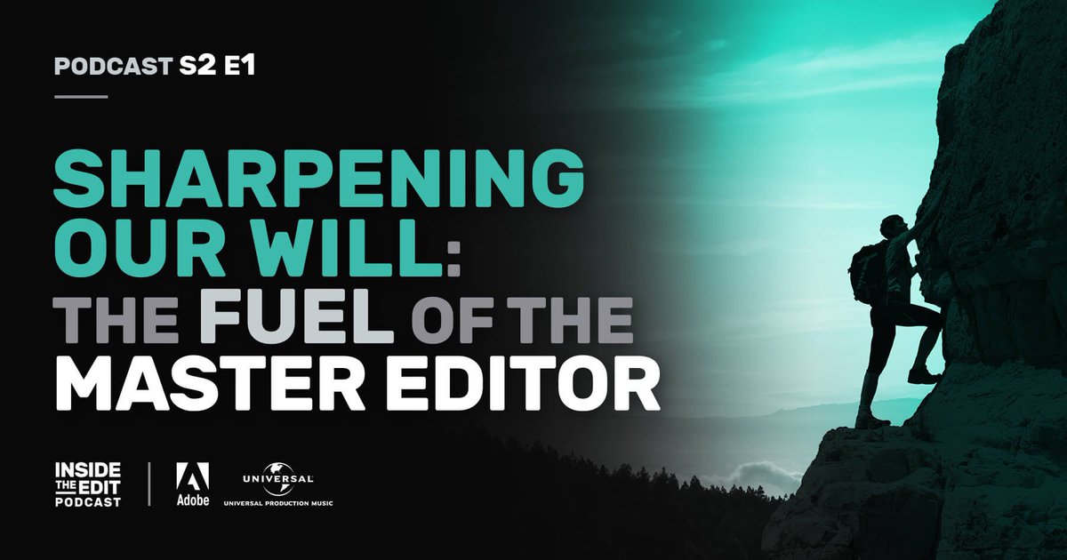 NEW PODCAST:  🎧  
podcasts.apple.com/gb/podcast/onc… What better way to kick off the New Year than an in-depth look into what the fuel is that drives all creativity itself; our will, our drive, that inner fire to create. #filmediting #NewYearNewYou #creativity #podcast