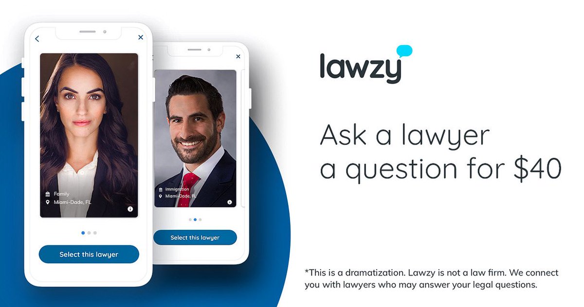 jillie_smalls's tweet photo. Shameless promo of my app. Get legal advice anytime, anywhere. Download @lawzyapp today! #FemaleFounders #womenintech #women https://t.co/k5qByuKoog