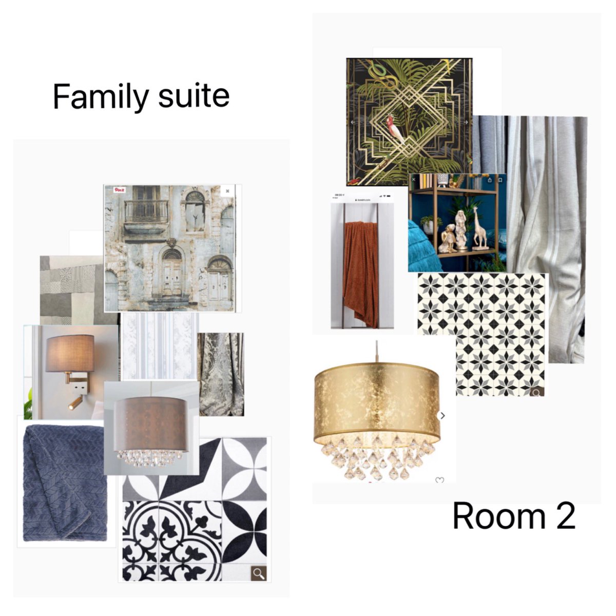 Fishersdream's tweet photo. Refurbs in progress on two bedrooms - now time to do the fun bit! #moodboards #interiordesign #thefunbit https://t.co/o5MUTHv363