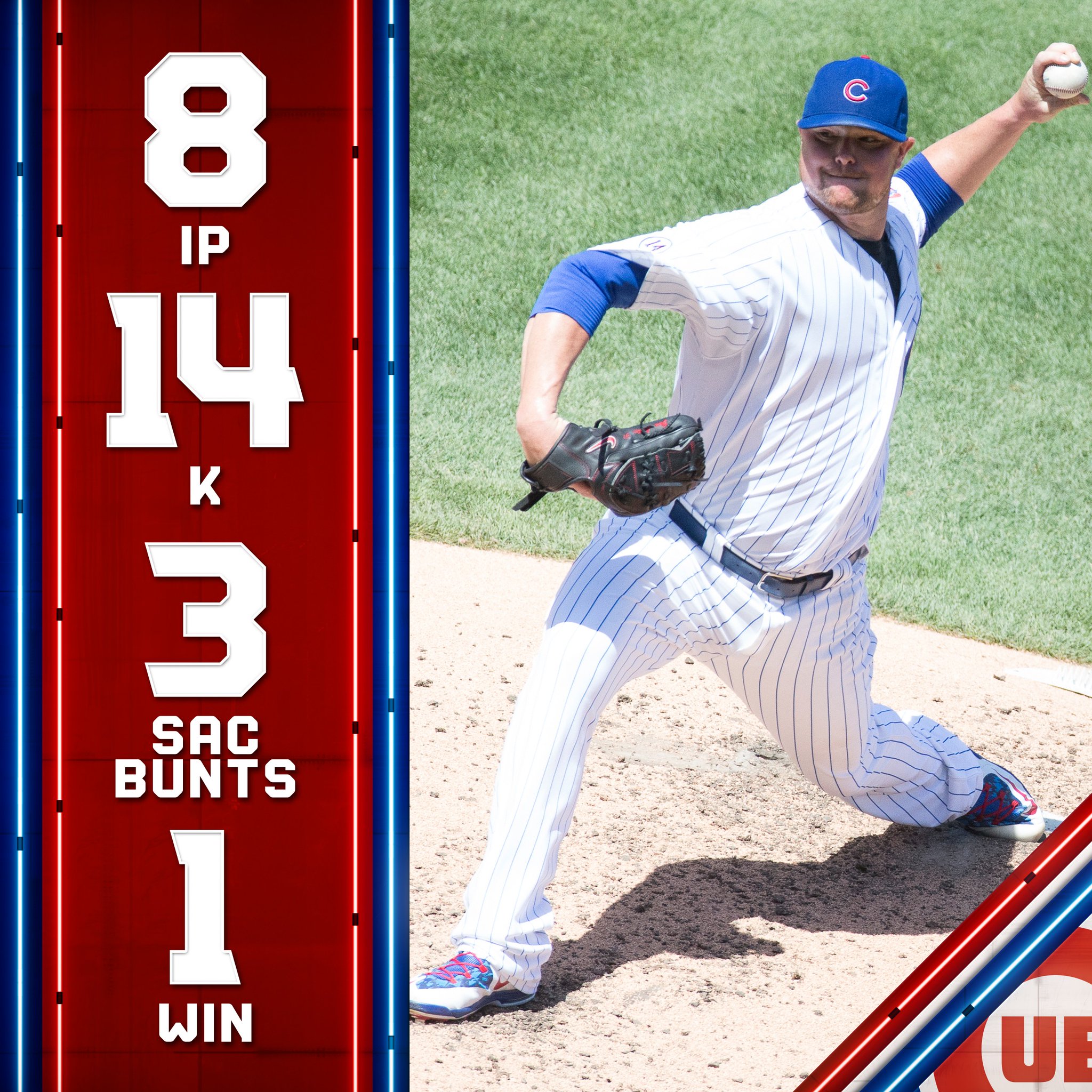 Wishing a happy birthday to Jon Lester!

Big Jon had a career-high 14 K\s AND 3 sac bunts in the same game 