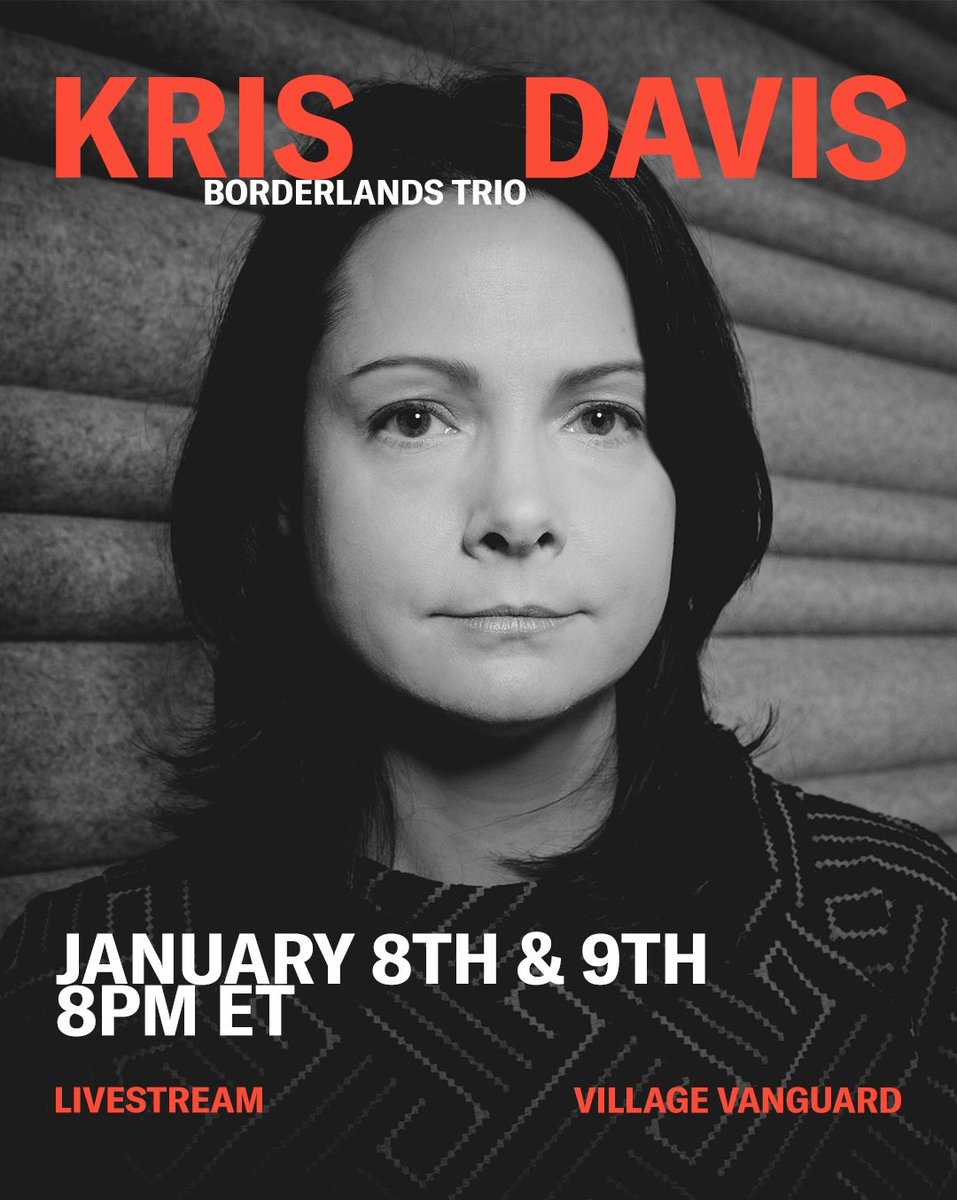 krisdavismusic's tweet photo. Please join us! Village Vanguard this Friday and Saturday at 8pm https://t.co/DABCWuR1JZ https://t.co/s9zrqg9gwy