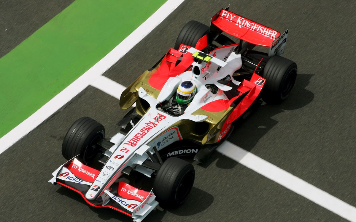 Giancarlo Fisichella, Force India-Ferrari VJM01, 2008 France (Magny-Cours) Happy Birthday 