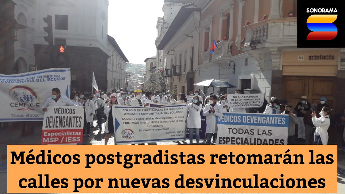 radiosonoramaec's tweet photo. Cerca de 100 médicos postgradistas fueron separados de las casas de salud donde trabajaron hasta diciembre del 2020, así lo confirmó Pablo Arévalo. 

Aquí el informe: https://t.co/NUjI7vBOqI

103.7 FM 📻📻📻 https://t.co/eiyDRzpgVt