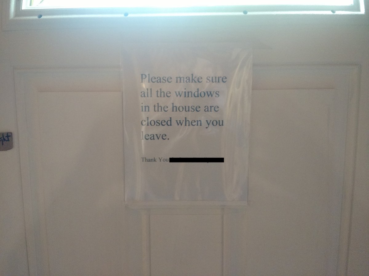 I guess they'd had some guests who left windows open, so there were a few of these around the house too.