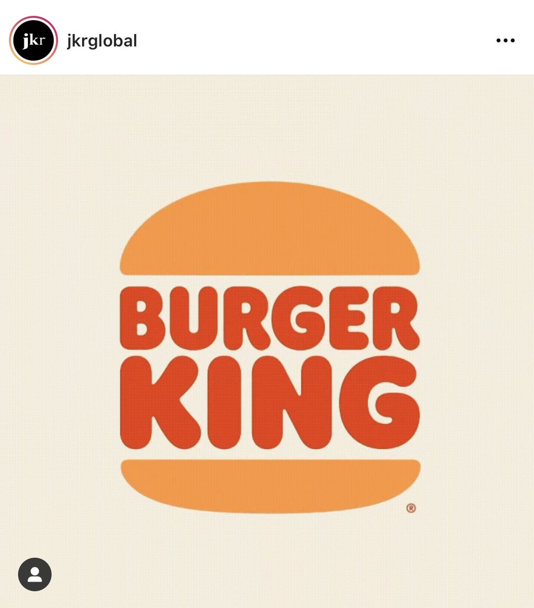 Animated new #logo for #BurgerKing by <a href="/jkrGlobal/">Jones Knowles Ritchie</a> on Instagram

instagram.com/p/CJvx1CqhWVh/