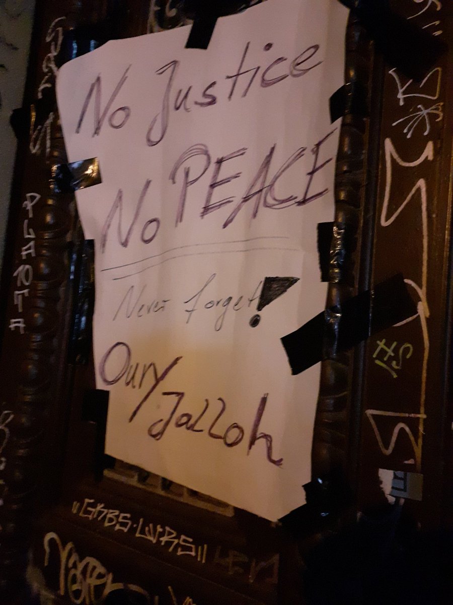 Remembering means fighting. #OuryJalloh und allen Opfern rassistischer (Polizei)Gewalt. #le0701