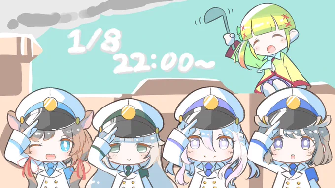 コラボ楽しみ〜〜〜!
 #絵にふぁー
 #鹿乃 さん
 #ククたんアート
 #せふぃらーと 
 #merry_at 