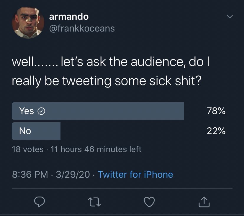 have to include tweets because...