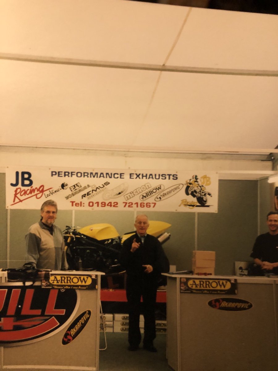 Just found this photo from Scottish Bike Show many moons ago ⁦<a href="/no1bloke/">Mike 'Spike' Edwards</a>⁩ #vern #legend