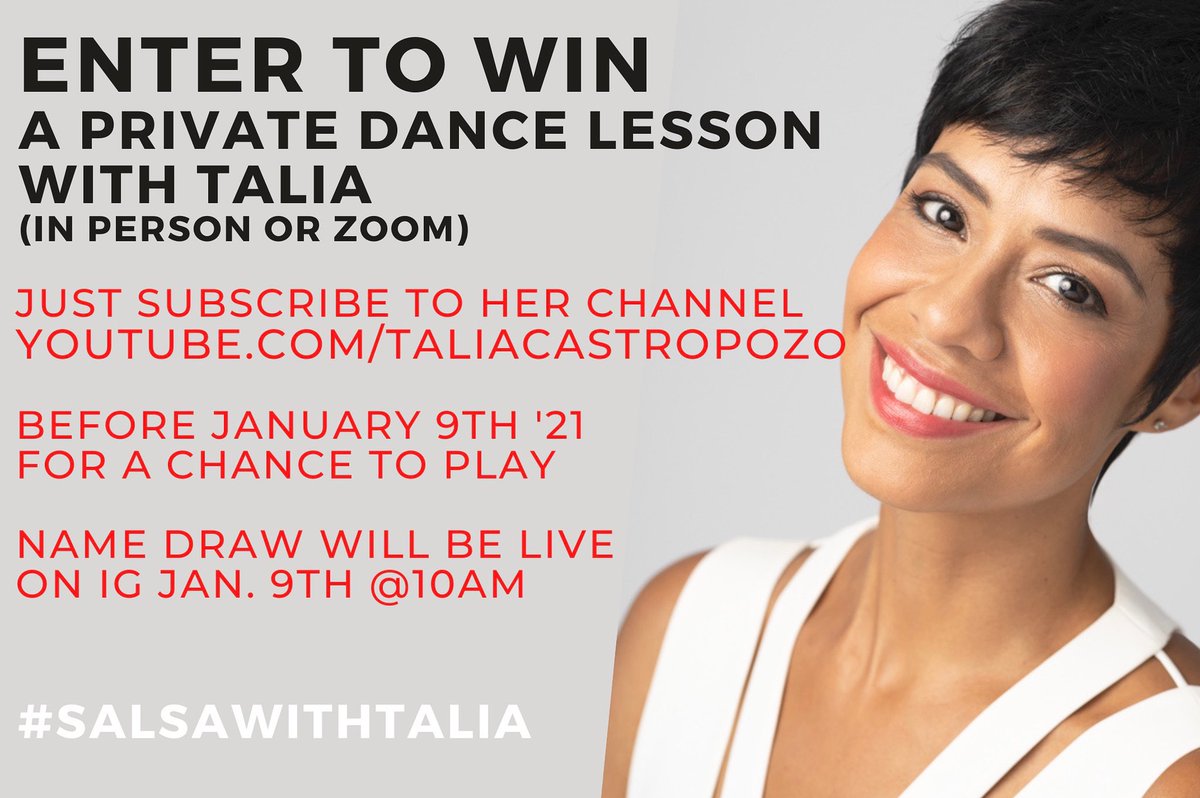 Dance lesson #Giveaway just subscribe to my YT channel 
youtube.com/user/TaliaCast…