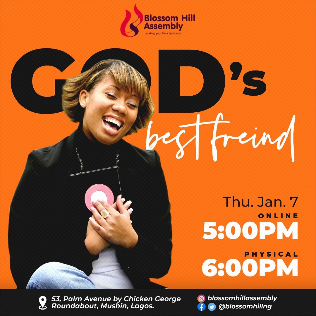 blossomhillng's tweet photo. God' s Best Friend this Thursday.

#swapservice #friendship
#blossomhillassembly https://t.co/qSAx2ZhrBt