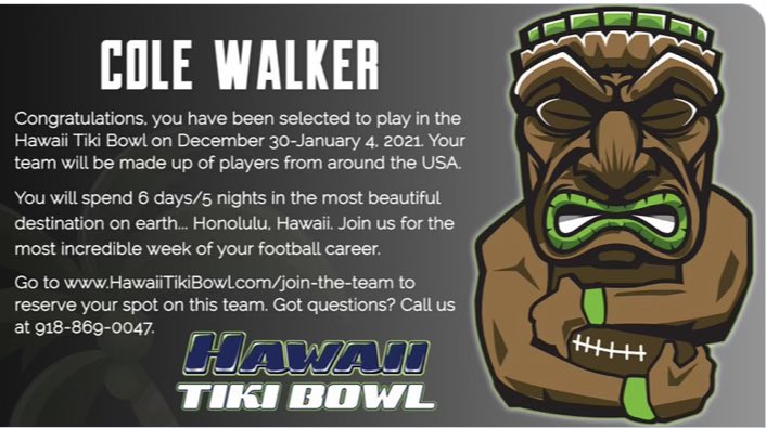 TeamFullGorilla's tweet photo. Excited to watch @TeamFullGorilla alum @Walker_Cole15 ball out in 4hrs today @HawaiiTikiBowl click on the link to see him ball, his recruitment is open check him out https://t.co/MOiUNjTILj 🦍🏈🌴 #baller #alum #ifyouballyoullgetthecall #skorillas #OAGAAG https://t.co/O3BM2MF0sZ
