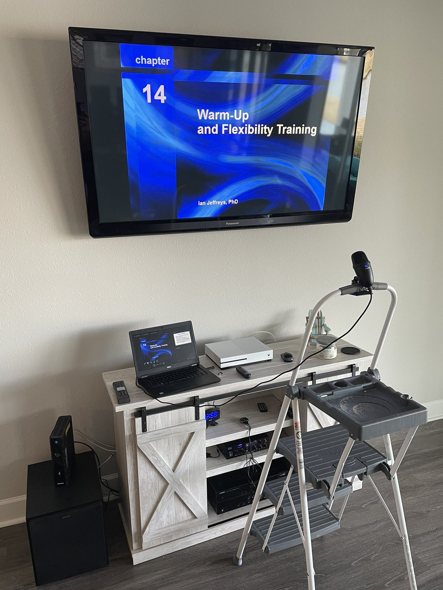 Decided to splurge after Christmas and get a mic stand for when I online lecture from my living room.