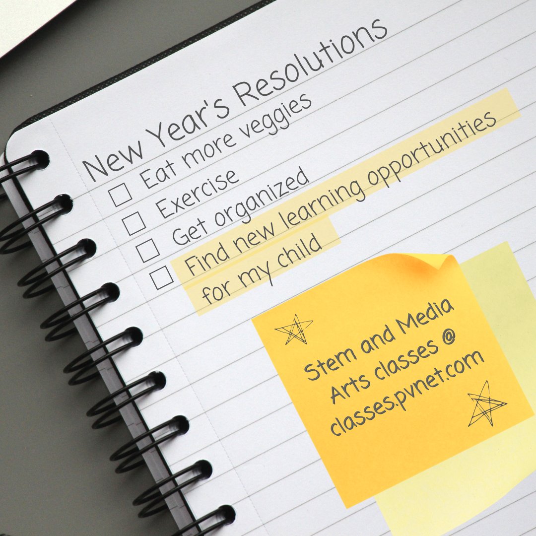 Our Spring Semester starts NEXT WEEK!  Sign up today to reserve your child's spot in classes like:  Minecraft Modding, Python, Robotics, Video Production, and more...

REGISTER:  classes.pvnet.com